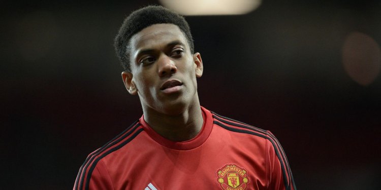 Anthony Martial appears to