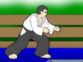 Image titled Perform a Forward Roll in Aikido Step 2