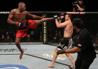 Jon Jones Flying Kick