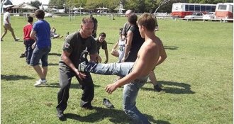 People practice Systema in Argentina