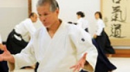 Picture gallery of Miyamoto Tsuruzo Shihan teaching at the Aikikai Hombu Dojo in Tokyo